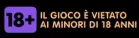 Il gioco è vietato ai minori di 18 anni